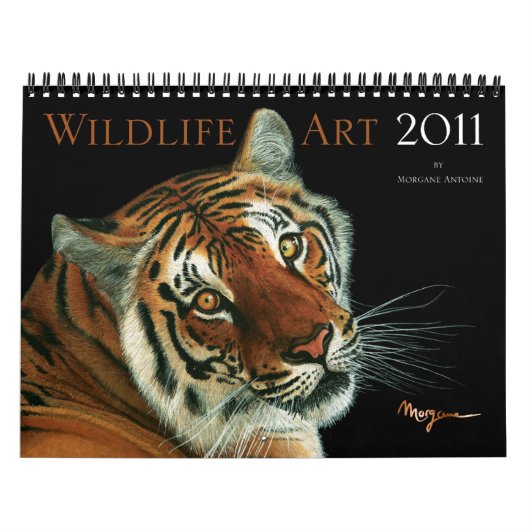 Wilde dieren Art. 2011 kalender van Morgane Antoin (Hoes)