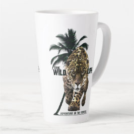 Wilde dieren, avonturen in het bos T-Shirt Button Latte Mok