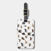 Wilde dieren bagagelabel (Voorkant verticaal)