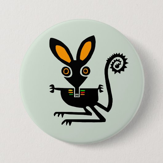 Wilde dieren - BILBY - buideldieren - Wildlife Ronde Button 7,6 Cm (Voorkant)