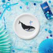 Wilde dieren - Blauwe vinvis - Bedreigd dier - Par Papieren Bordje (Feest)