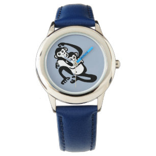 Wilde dieren. - BONOBO - Bedreigde chimpansee - Bl Horloge