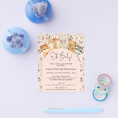 Wilde Dieren Bosdieren Oh Baby Borrel Flyer (Enkel)