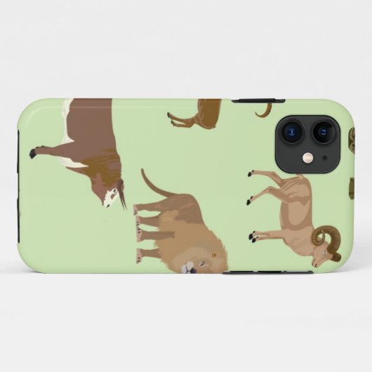Wilde dieren Case-Mate iPhone case (Achterkant (horizontaal))