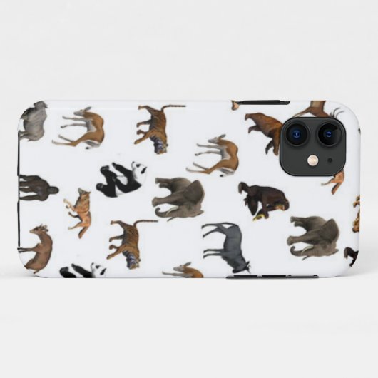 Wilde dieren Case-Mate iPhone case (Achterkant (horizontaal))