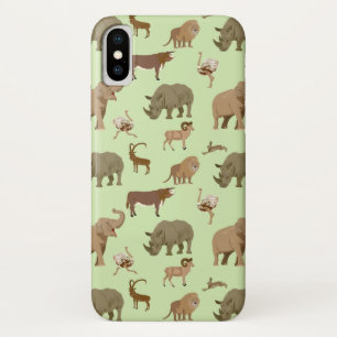 Wilde dieren iPhone x hoesje