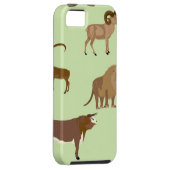 Wilde dieren Case-Mate iPhone case (Back/Rechts)