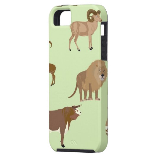 Wilde dieren Case-Mate iPhone case (Achterkant Links)