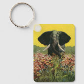  wilde dieren, Cobra Snake African Elephant Sleutelhanger (Voorkant)