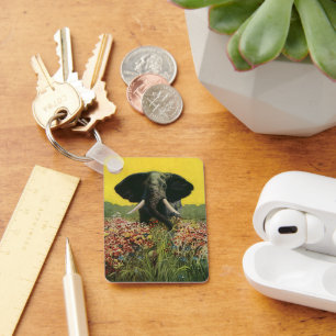 wilde dieren, Cobra Snake African Elephant Sleutelhanger