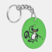 Wilde dieren- Cool AYE-AYE -Primaat - Lemur Sleutelhanger (Voorkant Links)