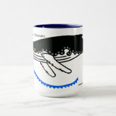 Wilde dieren - Cool Humpback WHALE - Oceanen Mok (Midden)