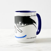 Wilde dieren - Cool Humpback WHALE - Oceanen Mok (Voorkant rechts)