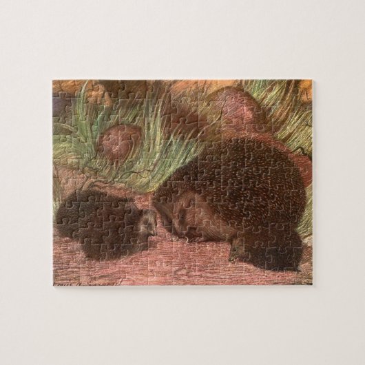 wilde dieren, egel van Louis Sargent Legpuzzel (Horizontaal)