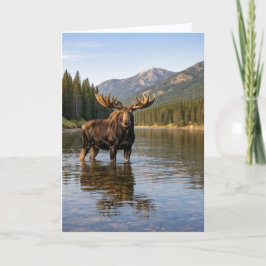 Wilde dieren Eland Berg Rivier Kaart