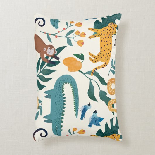  wilde dieren en Cheetah voor jongens Accent Kussen (Voorkant(Verticaal))