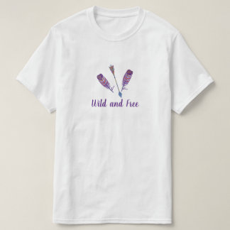 Wilde dieren en vrij t-shirt