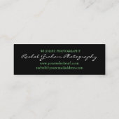 Wilde dieren - Fotografie Mini Visitekaartje (Achterkant)