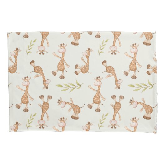 Wilde dieren Giraffe Kinderen Kussensloop (Voorkant)