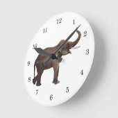  wilde dieren, goede luipende Aziatische olifanten Ronde Klok (Hoek)