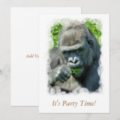 WILDE DIEREN - GORILLAS KAART (Voorkant / Achterkant)