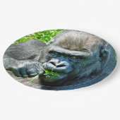 WILDE DIEREN - GORILLAS PAPIEREN BORDJE (Gekanteld)