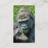 WILDE DIEREN - GORILLAS VISITEKAARTJE (Voorkant)