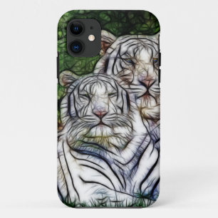 Wilde dieren grote katten tijger iPhone 11 hoesje