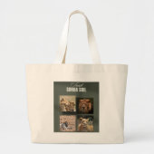 Wilde dieren grote tote bag (Voorkant)