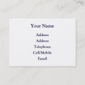 WILDE DIEREN - GUANACO VISITEKAARTJE (Achterkant)