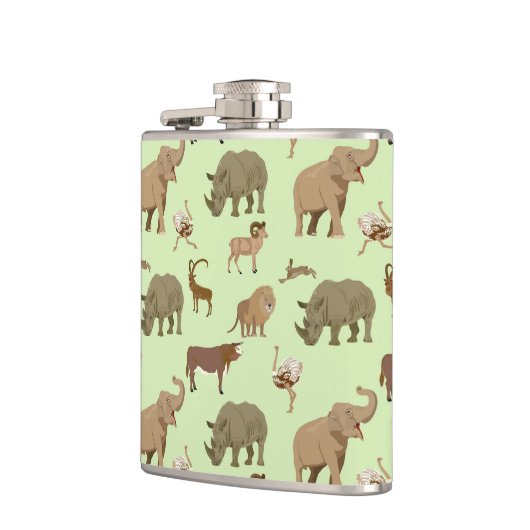 Wilde dieren heupfles (Links)