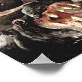  wilde dieren, Hippopotamus van CE Swan Poster (Hoek)