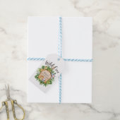 Wilde Dieren Houten Verjaardag Cadeaulabel (Met Touw)