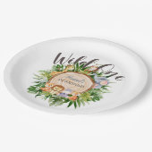 Wilde dieren Houthday Papieren Bordje (Gekanteld)