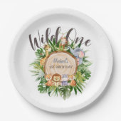 Wilde dieren Houthday Papieren Bordje (Voorkant)