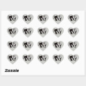 Wilde dieren - I love Lion-tailed MACAQUES - Hart Sticker (Vel)