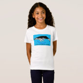 Wilde dieren - Ik hou van bultruggen - Oceanen T-shirt (Voorkant volledig)