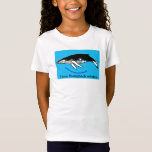 Wilde dieren - Ik hou van bultruggen - Oceanen T-shirt