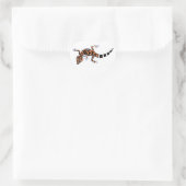 Wilde dieren - Ik hou van GECKOS - Hagedis - Natuu Hart Sticker (Tas)