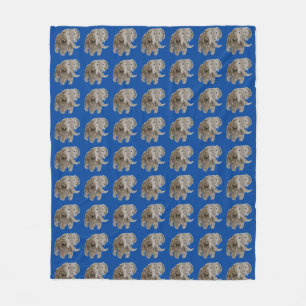Wilde dieren in de natuur Kunstplanten Fleece Deken