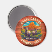 Wilde dieren in het Grand Canyon National Park in Magneet (Voorkant / Achterkant)