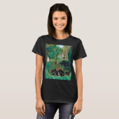 Wilde dieren in het tropisch bos t-shirt (Voorkant volledig)