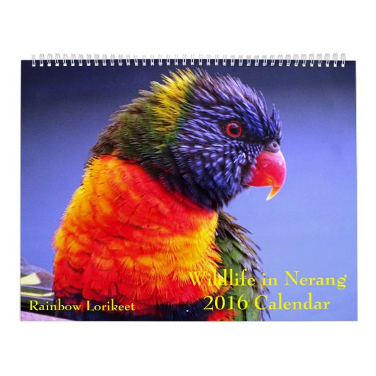 Wilde dieren in Nerang 2016-kalender Kalender (Hoes)