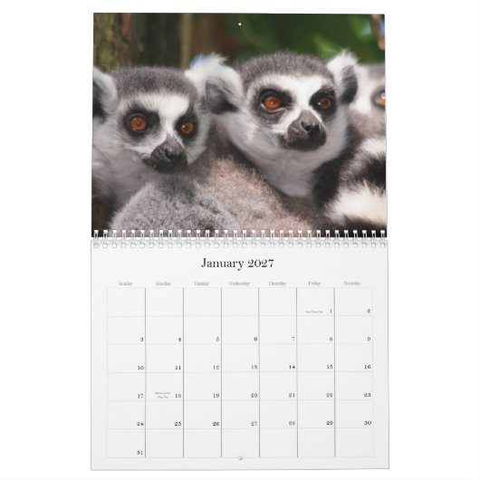 Wilde dieren kalender 2012 (Jan 2027)