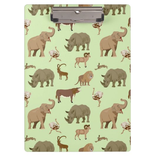 Wilde dieren klembord (Voorkant)