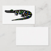 Wilde dieren - KROKODIL - ALLIGATOR - Natuur Visitekaartje (Voorkant / Achterkant)