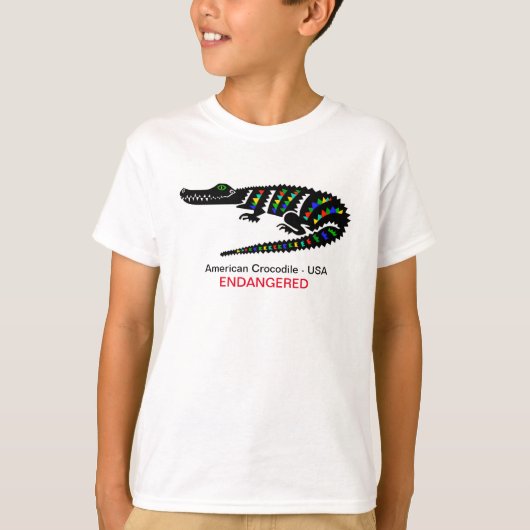 Wilde dieren - Krokodil - Verenigde Staten - Wildl T-shirt (Voorkant)