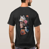 Wilde Dieren Kunst met Ziel T-shirt (Achterkant)
