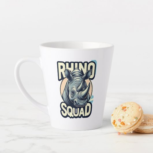 Wilde dieren latte mok (In situ)