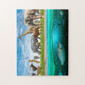 Wilde dieren legpuzzel (Verticaal)